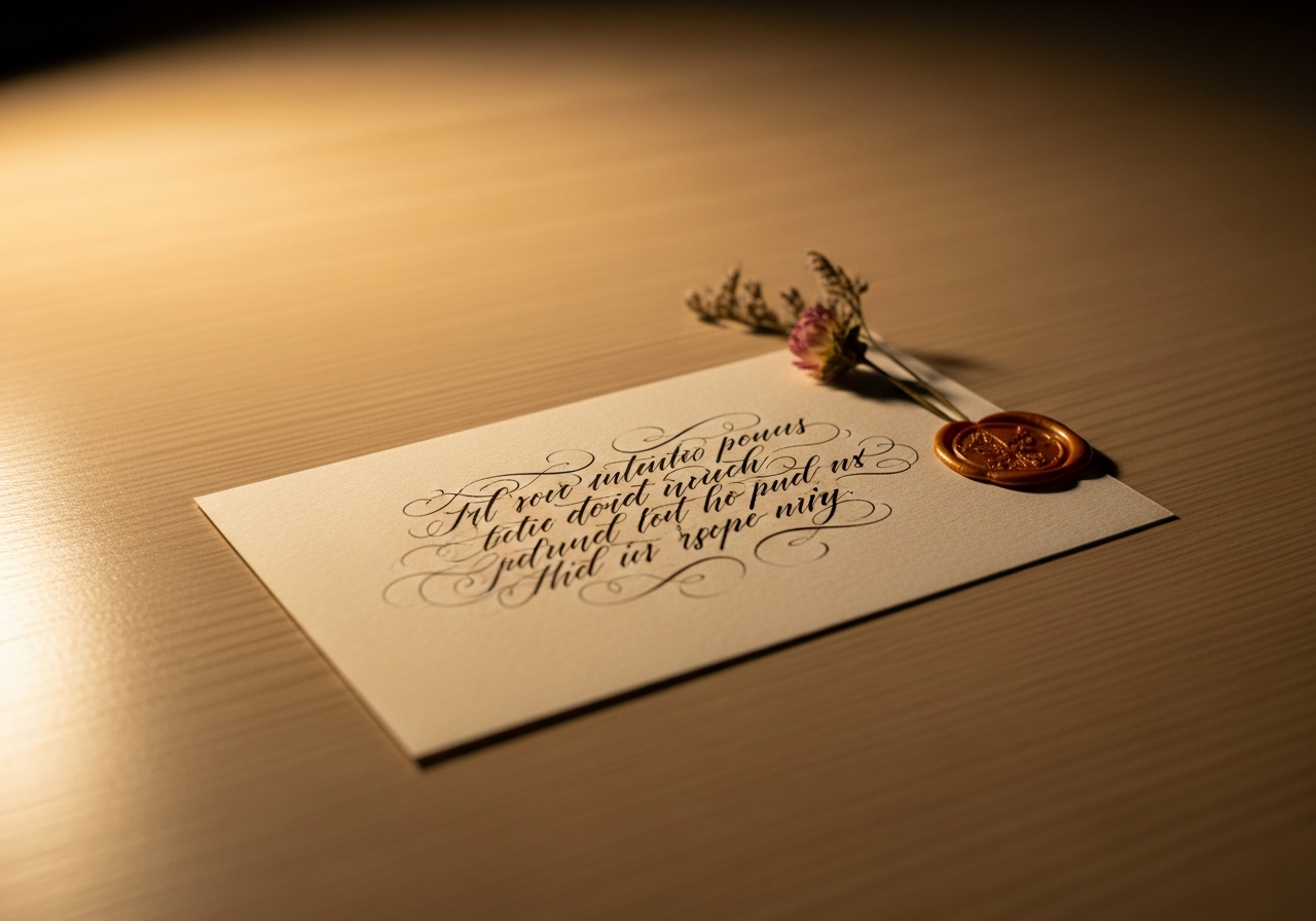 Результат обучения каллиграфии